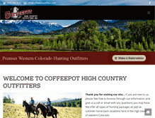 Tablet Screenshot of coffeepotoutfitters.com